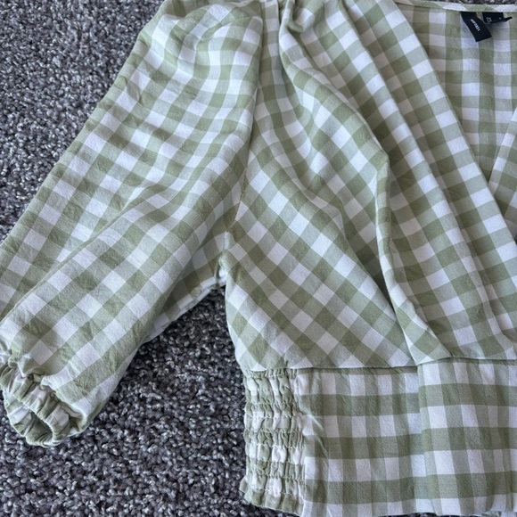 Vero Moda Gingham Top - Picture 2 of 3